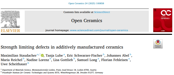 ��ҵ��̬  |  ������3D��ӡ�մ�������ǿ�ȵ�ȱ������